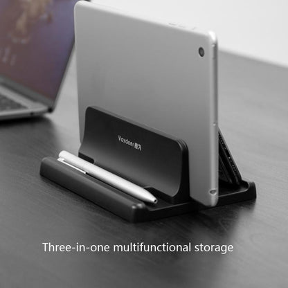 Vaydeer Vertical Notebook Stand - Desktop Storage Shelf