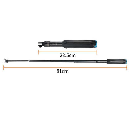 Foldable Tripod Selfie Stick for Action Cameras - 23.5-81cm Length