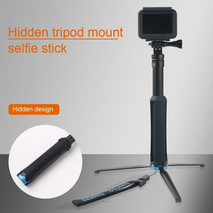 Foldable Tripod Selfie Stick for Action Cameras - 23.5-81cm Length