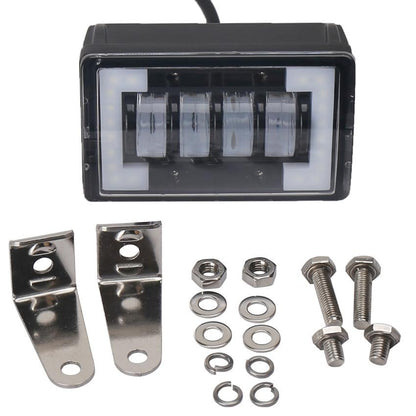4.76 Inch 24W Dc 12 - 24V 1800Lm Ip67 Car Work Lights / Front Bumper Lights / Roof Lights With Holder