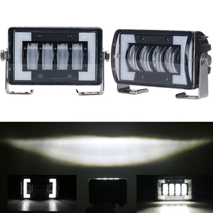4.76 Inch 24W Dc 12 - 24V 1800Lm Ip67 Car Work Lights / Front Bumper Lights / Roof Lights With Holder