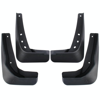 4 Pcs Car Auto Semi-Rigid Pvc Splash Flaps Fender Guard For Audi A3 Sedan 2014
