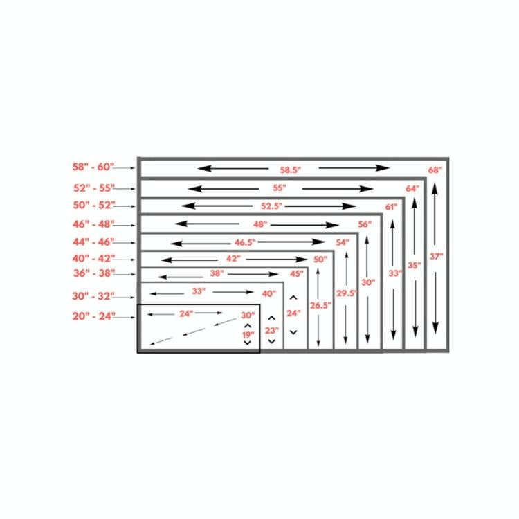 Universal Outdoor Tv Cover - 52-55 Inch Waterproof & Dustproof