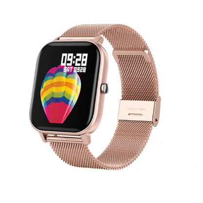 1.4 Inch Gold Steel Heart Rate Smart Watch