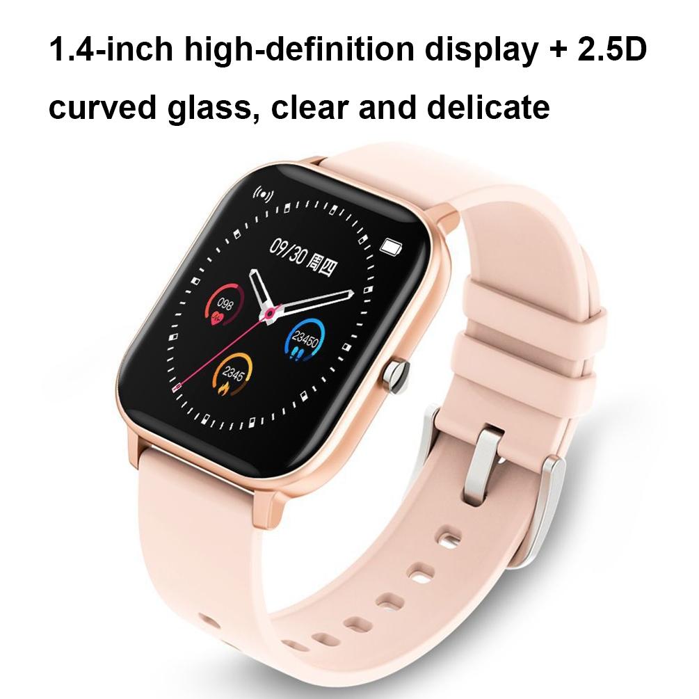 1.4 Inch Gold Steel Heart Rate Smart Watch