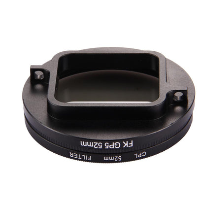 3-in-1 52mm Round Cpl Lens Filter for Gopro Hero7 with Cap