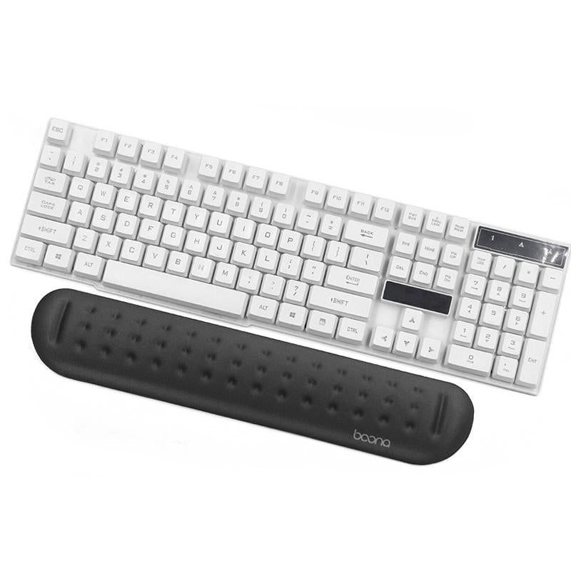 Silicone Memory Wrist Pad For Keyboard And Mouse Medium Size Black