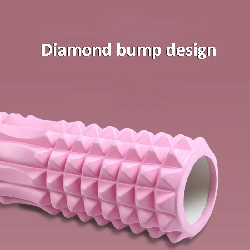 Foam Roller Set 3 - In - 1 Eva - 45cm - Wolf Tooth - Pink - Factory Direct Shop