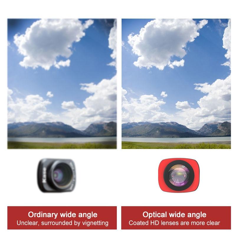 3-in-1 Super Wide Angle Lens with Macro and Cpl Filter for Dji Pocket