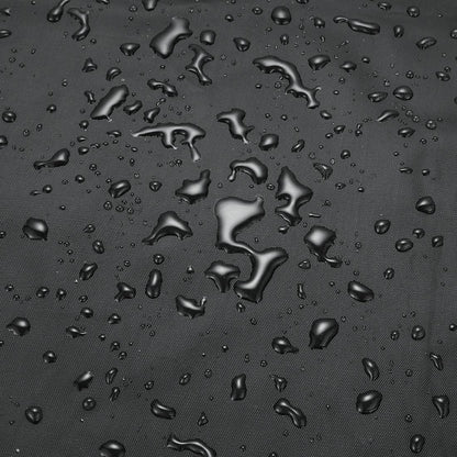 Waterproof 210d Oxford Cloth Bbq Grill Cover - Anti-uv Dust-proof Foldable - Fits Gas Charcoal Electric - 170x61x117cm - Black