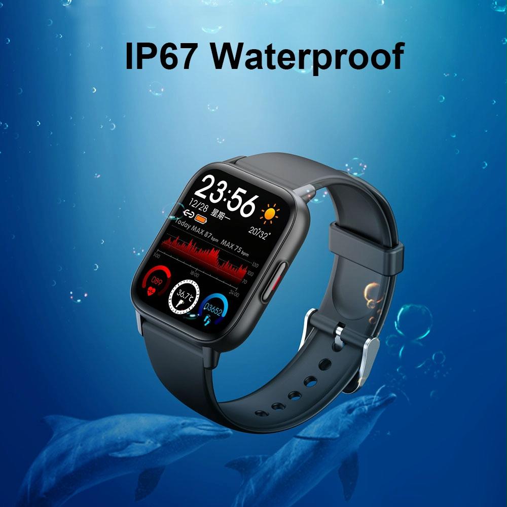 1.69 Inch Waterproof Smart Watch With Health Monitoring & Body Temperature Detection