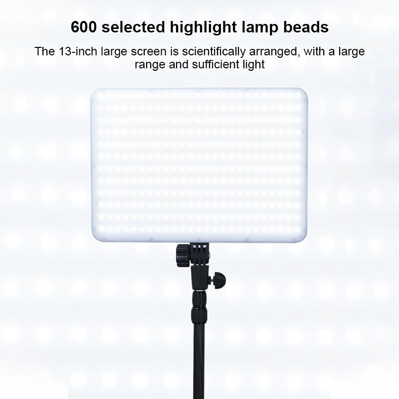 600 Led Flat Fill Light with Remote & Display - Ttv-600