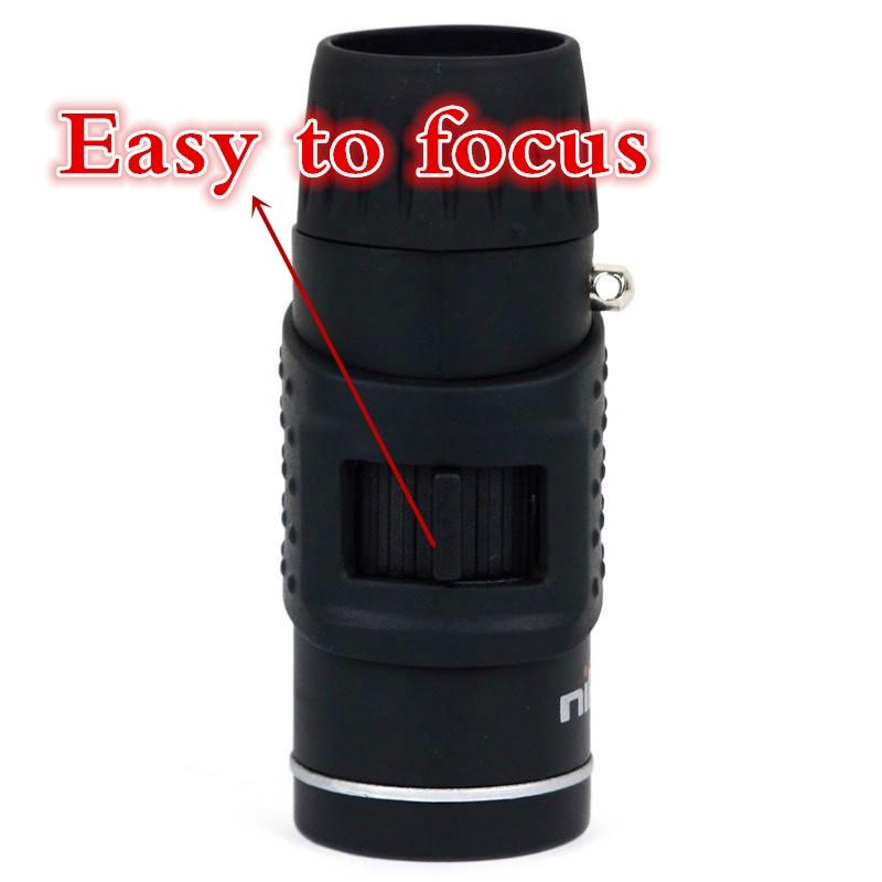 High Definition Dual Focus Monocular Telescope - Portable And Professional