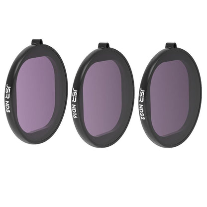 3-in-1 Round Lens Filter for Gopro Hero8 - Nd8 Nd16 Nd32
