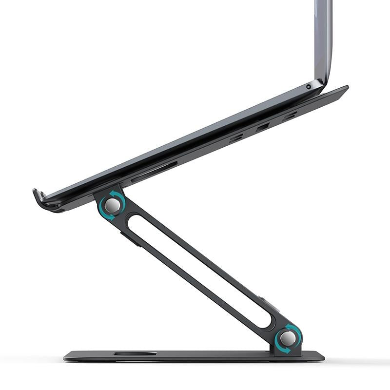 Double-layer Aluminum Alloy Folding Stand for Notebooks and Tablets