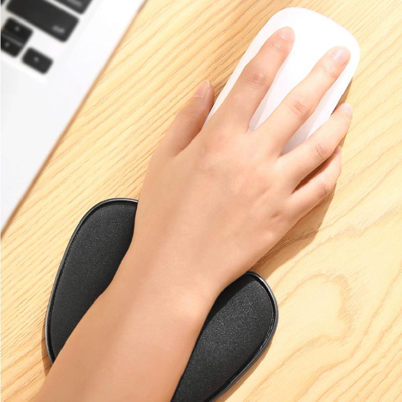 U Shaped Memory Foam Mouse Pad With Wrist Rest