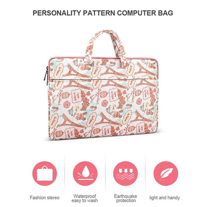Waterproof Canvas Laptop Handbag - Fits 14.1 Inch