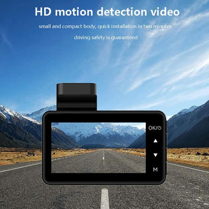 1080p Hd Single Driving Recorder - 3 Inch Car