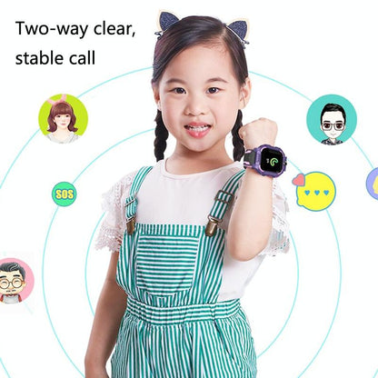 Children Phone Watch Smart Positioning Full Touch Screen Student Watch - Green