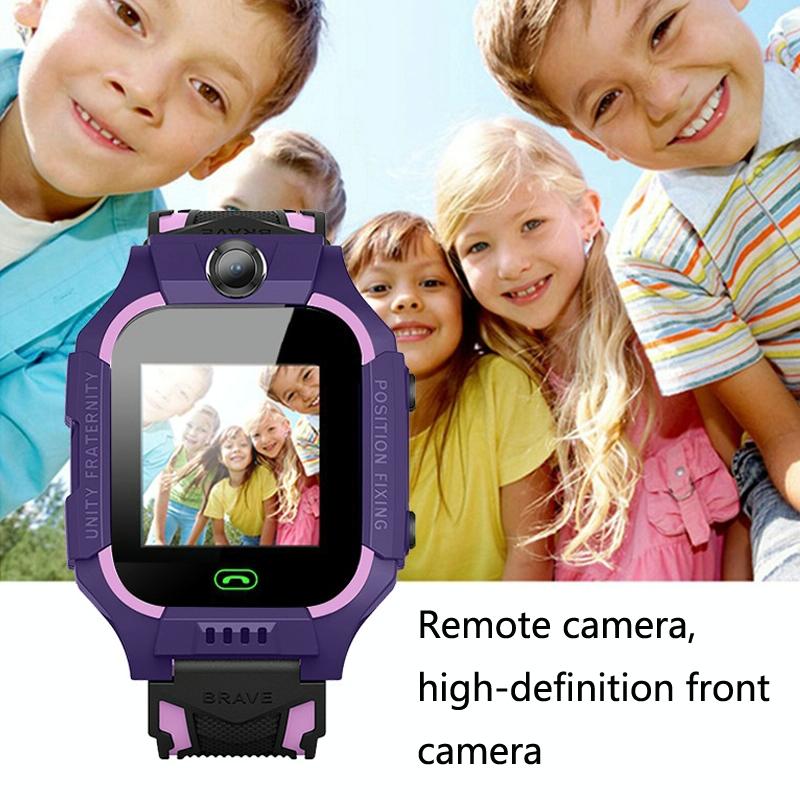 Children Phone Watch Smart Positioning Full Touch Screen Student Watch - Green