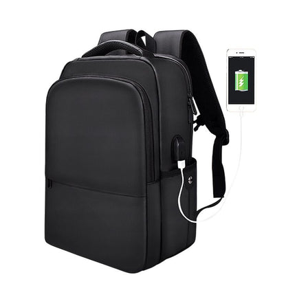 Universal Business Backpack With Usb Charging Port - Black 13-15 Inch