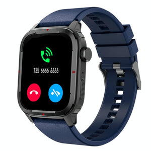 1.7 Inch Tft Hd Screen Smart Watch Support Bluetooth Calling / Blood Pressure Monitoring - Blue