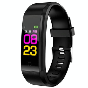 Fitness Tracker With Heart Rate And Blood Pressure Monitoring - Black - Factory Direct Shop