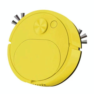 Smart Usb Charging Robot Vacuum for Family Cleaning - Yellow