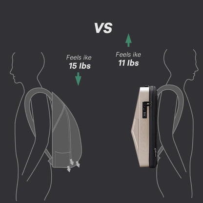 Expandable Business Backpack For Men Black