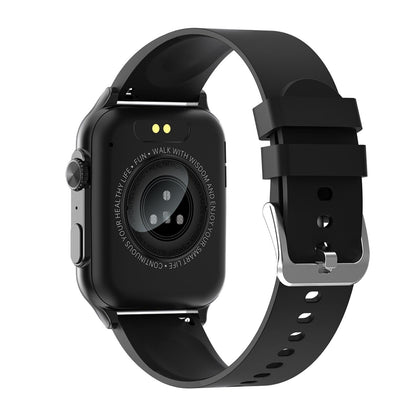 1.96 Inch Ips Screen Smart Watch Supports Bluetooth Calls / Blood Oxygen Monitoring - Black
