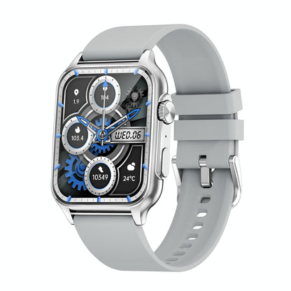 1.96 Inch Ips Screen Smart Watch Supports Bluetooth Calls / Blood Oxygen Monitoring - Black