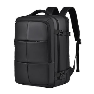 Large Capacity Expandable Business Backpack - Black
