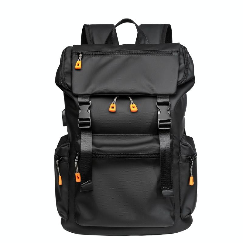 Men Business Travel Backpack - Spacious and Stylish - Black