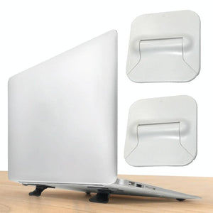 Foldable Laptop Stand - Portable and Compact - White