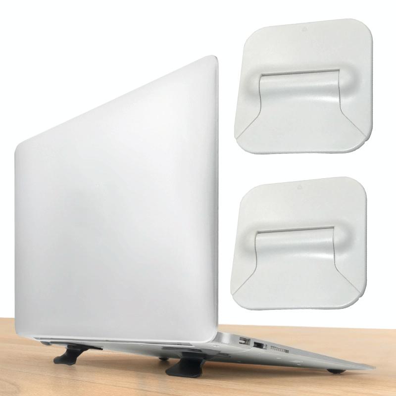 Foldable Laptop Stand - Portable and Compact - White