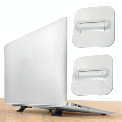 Foldable Laptop Stand - Portable and Compact - White