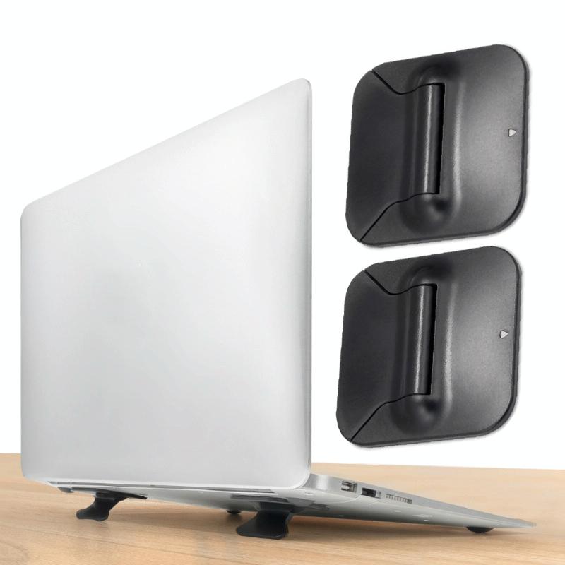 Foldable Laptop Stand - Portable and Compact - White