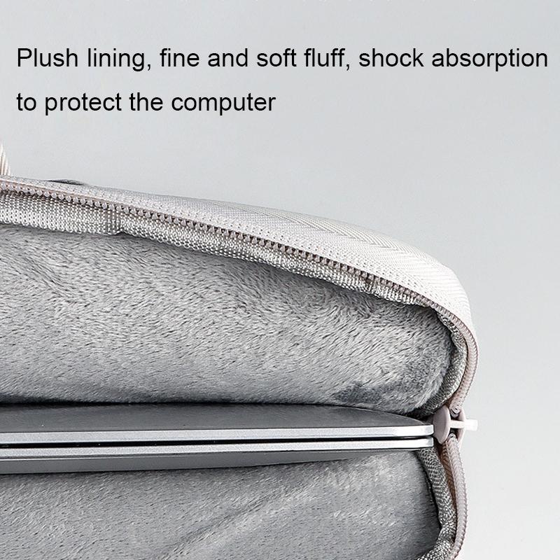 13.3 Waterproof Laptop Bag - Wearable Durable - Creamy-White