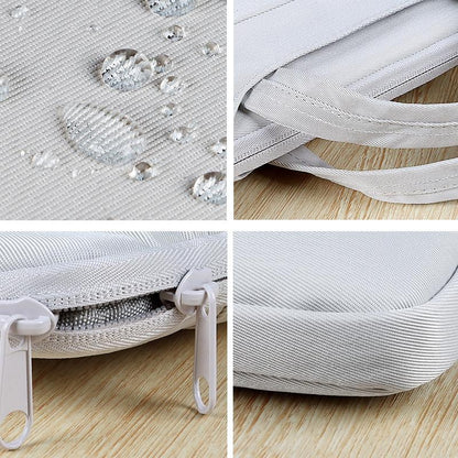 13.3 Waterproof Laptop Bag - Wearable Durable - Creamy-White