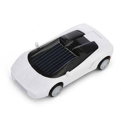 3-piece Solar Mini Car Racer Toy for Kids - Powered by the Sun - Black