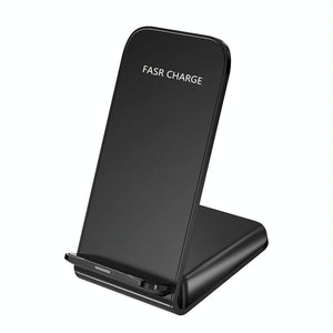 15W Wireless Desktop Charger With Fast Charging - Black