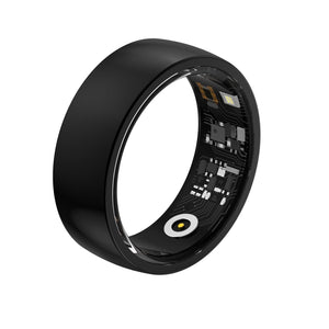 Smart Ring For Health Monitoring And Family Care - Size 18 - Black