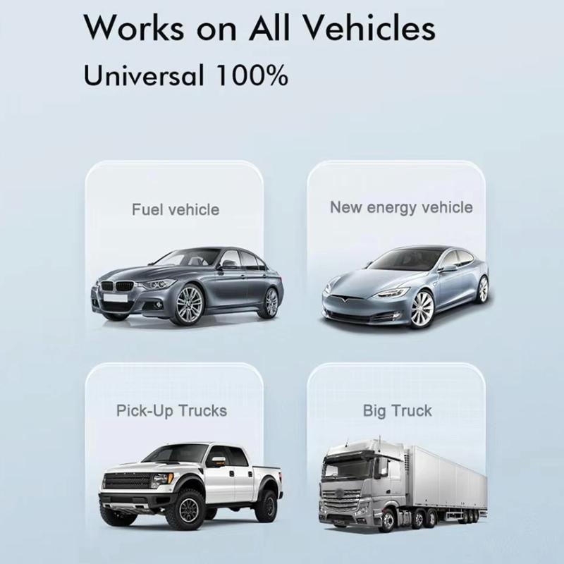 Usb Powered Hd Vehicle Altitude Meter Hud Display - Blue White