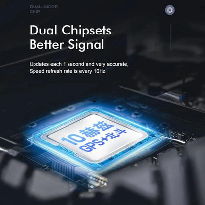 Usb Powered Hd Vehicle Altitude Meter Hud Display - Blue White