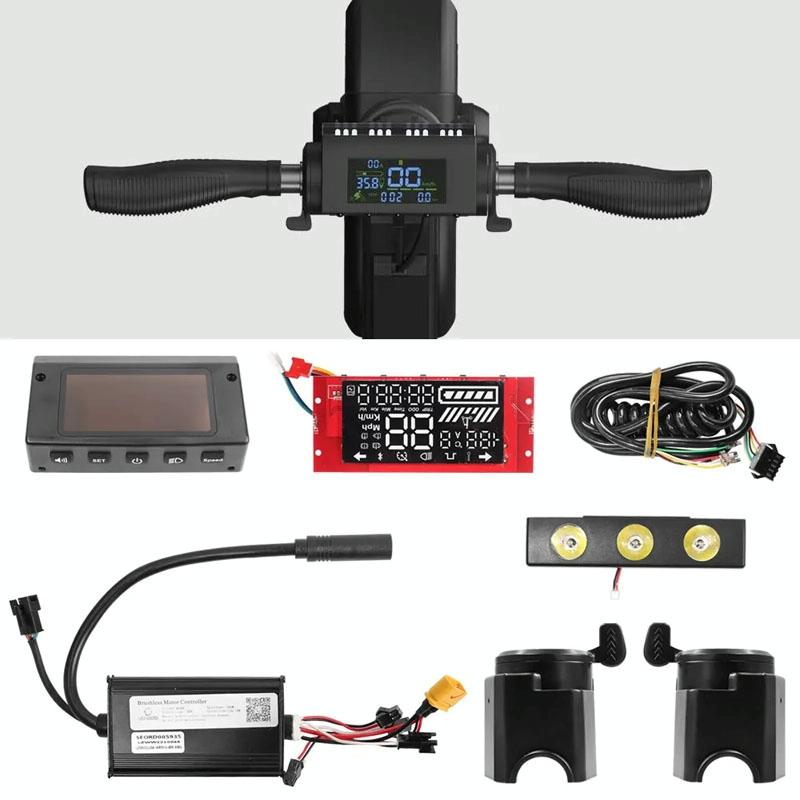8 Electric Scooter Controller Display Kit for Kugoo S1 / S2 / S3 / Etwow - Black 8 Size