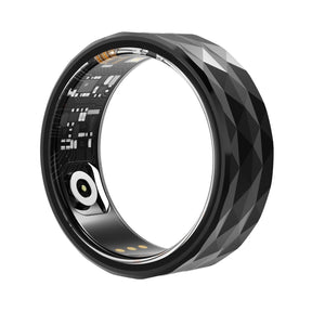 Smart Ring For Health Monitoring & Exercise - R12M Size 20 - Black