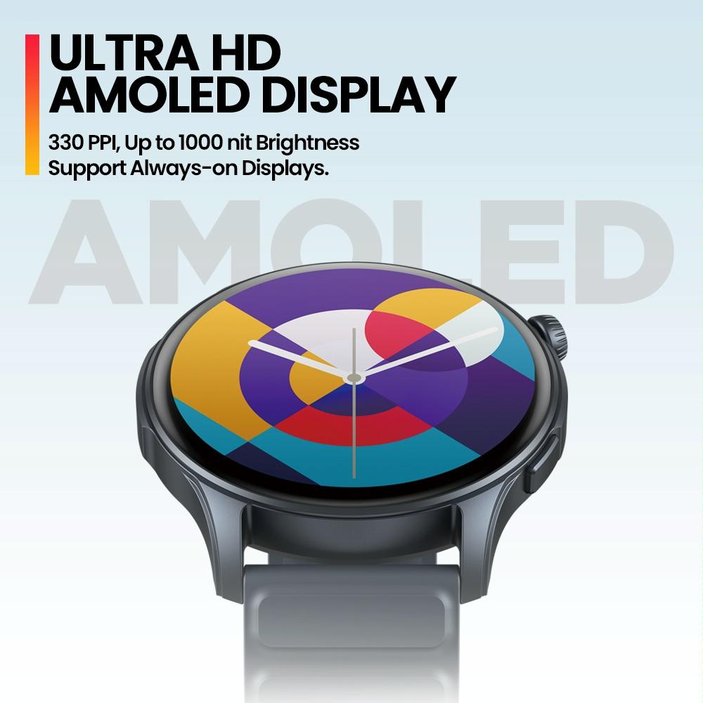 1.43 Inch Bt5.2 Fitness Smart Watch With Health Monitor - Space Gray