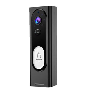 Wireless Doorbell Smart Wireless Night Vision & Motion Detection - Black