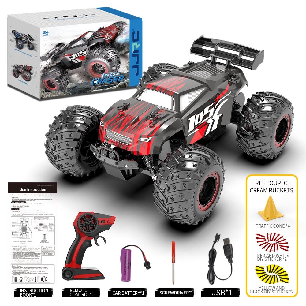 Off-road 2.4g Rc Electric Climbing Vehicle - Black Red