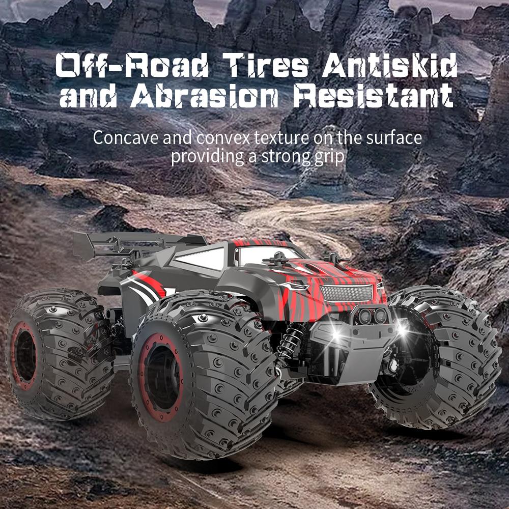 Off-road 2.4g Rc Electric Climbing Vehicle - Black Red